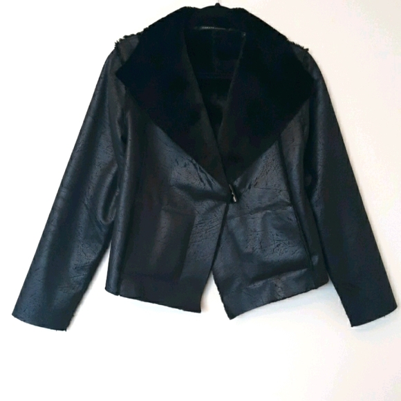 ISDA & CO. Jackets & Blazers - ISDA & CO. Faux fur shearling black coat size s